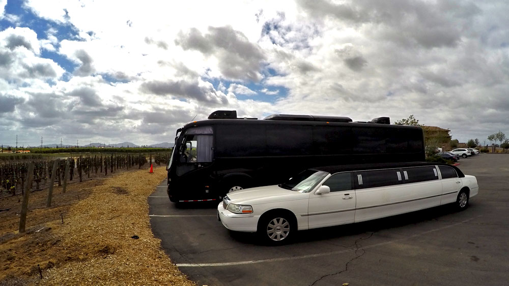 Winery tour Party Bus
